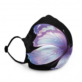 Purple Butterfly Premium face mask