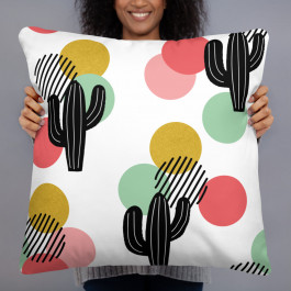 Funky Cactus P.M™ Basic Pillow