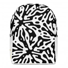 Splash & White Minimalist Backpack